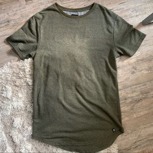 Forever 21 Ninth Hall Olive Green Scooped Tee